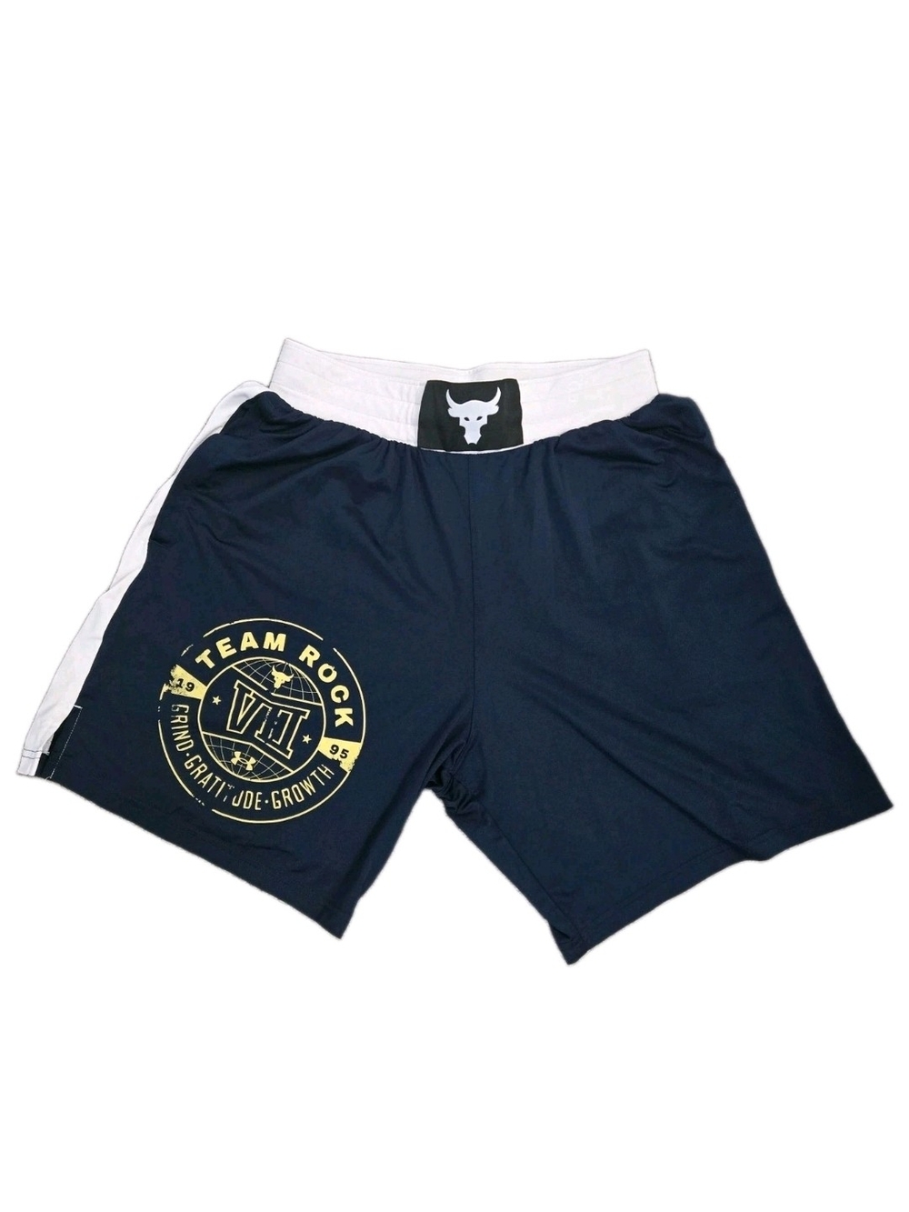 Under Armour Project Rock VII Shorts Navy Blue Medium